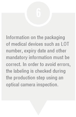 Production step: Label the packaging (Image © NeuroCheck)